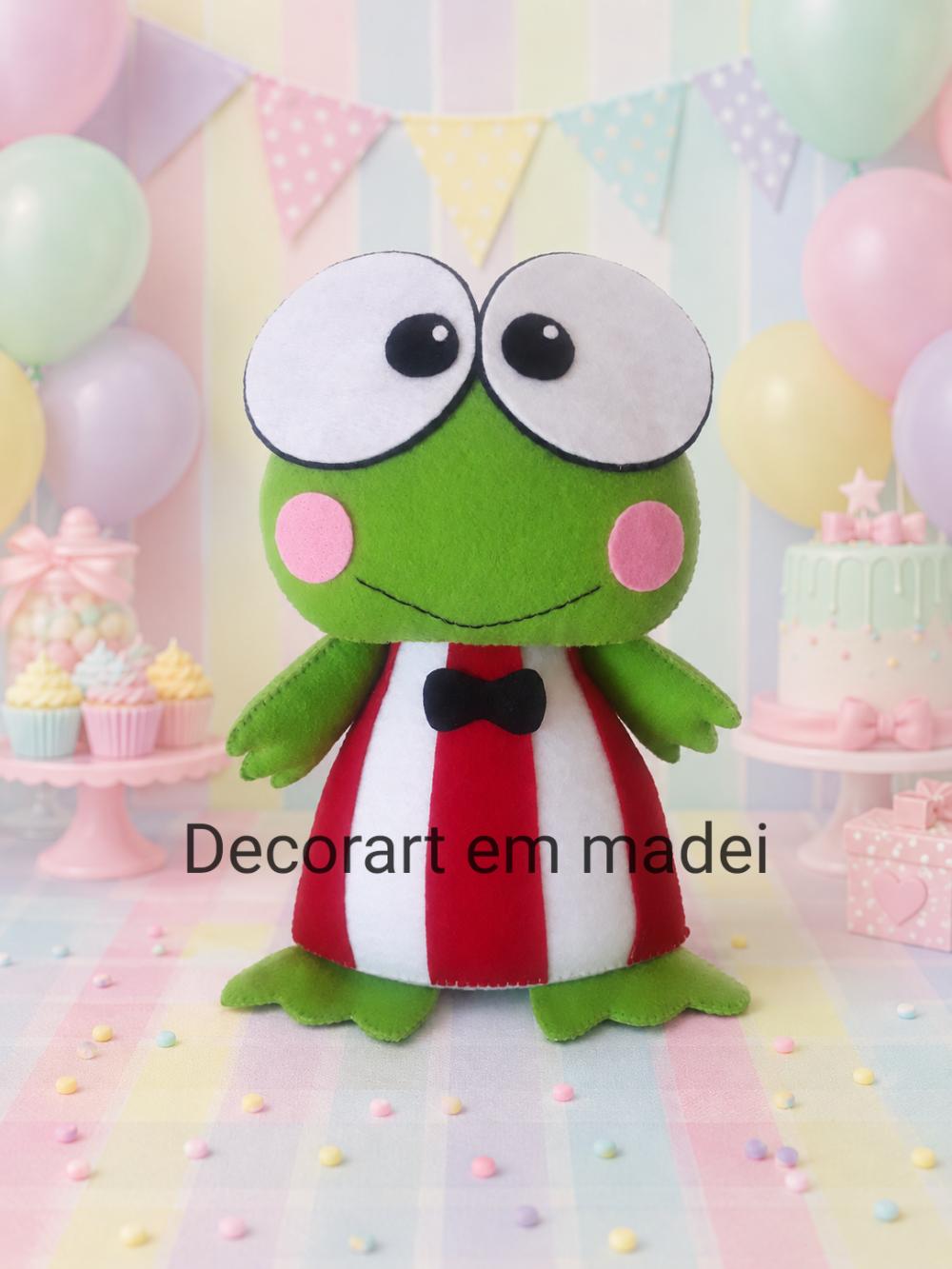 Keroppi Bonecos Decorativos em Feltro