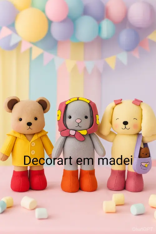 Bobbie Goods Bonecos decorativos feltro - Cópia