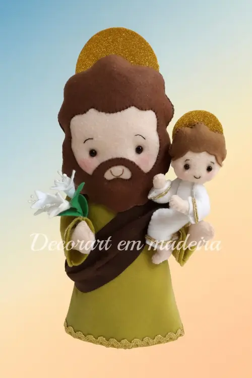 São José boneco decoração em feltro