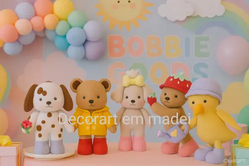 Bobbie Goods Bonecos decorativos feltro