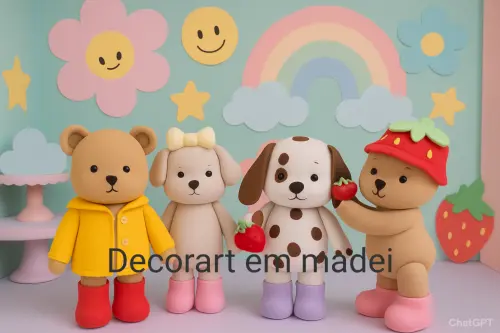 Bobbie Goods Bonecos decoração em feltro