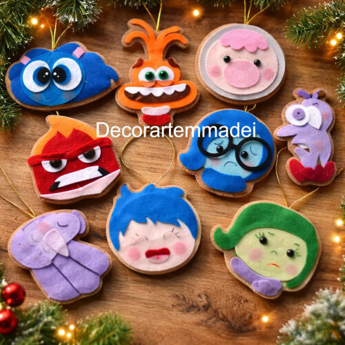 Divertidamente Pingentes decoração de natal