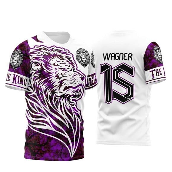 Arte Vetor Camisa Interclasse Leão King