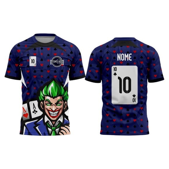 Arte Vetor Camisa Interclasse Palhaço Coringa