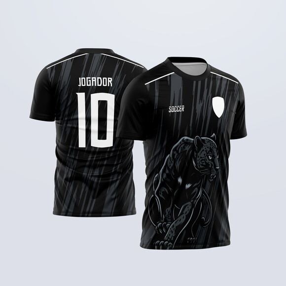 Arte Vetor Camisa Interclasse Pantera Negra