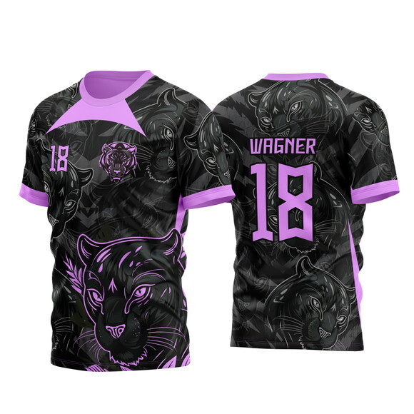 Arte Vetor Camisa Interclasse Pantera Roxa