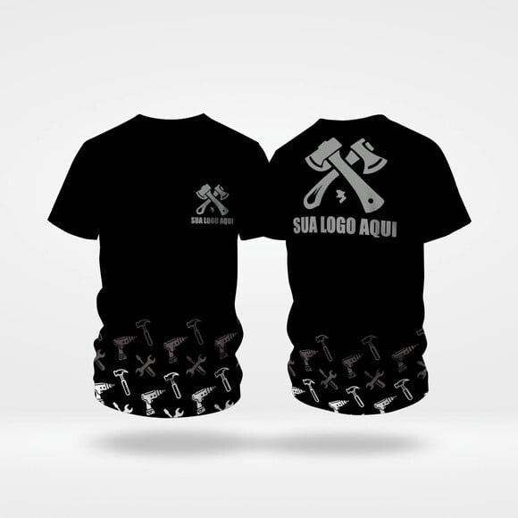 Camisas Uniforme Construção Civil Malha Dryfit Uv +