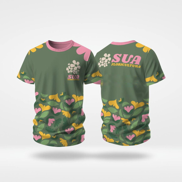 Camisas Uniforme Floricultura Jardinagem Malha Dryfit Uv +