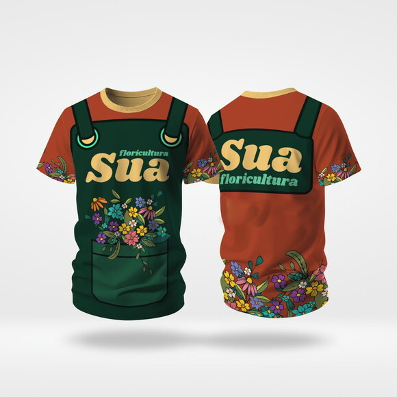 Camisas Uniforme Floricultura Jardinagem Malha Dryfit Uv +