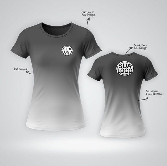 Camiseta Feminina Estampada Fitness Blusa Academia Caminhada