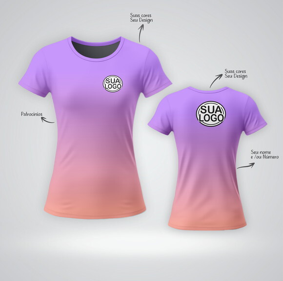 Camiseta Feminina Estampada Fitness Blusa Academia Caminhada
