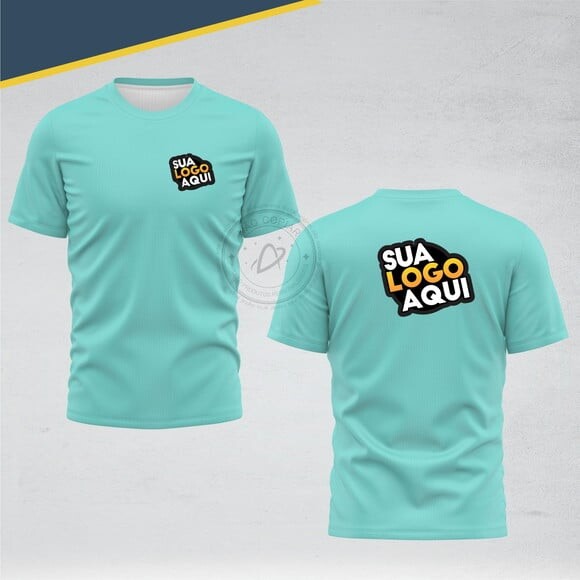 Camiseta Personalizada Malha Fria Pv Uniforme Empresa Cores