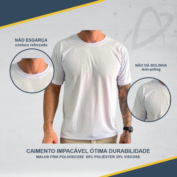 Camiseta Personalizada Malha Fria Pv Uniforme Empresa Cores