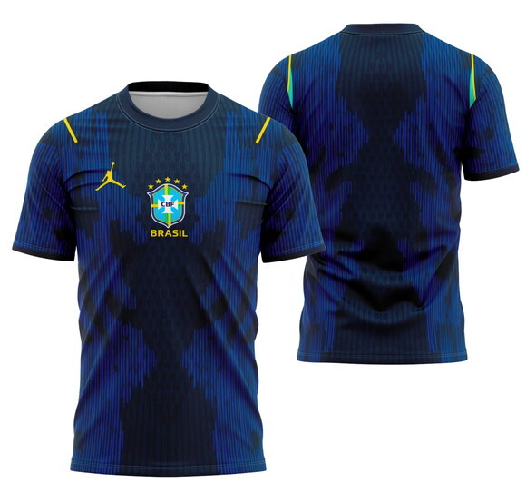 Camisetas Brasil Copa do Mundo 2026 com Sua Logo Dryfit Uv +