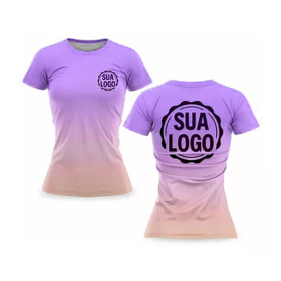 Camisetas Degrade Personalizada Suas Cores Dryfit