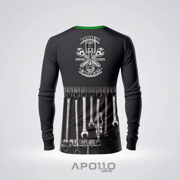 Camisetas Manga Longa com Suas Cores e Arte Malha Dryfit
