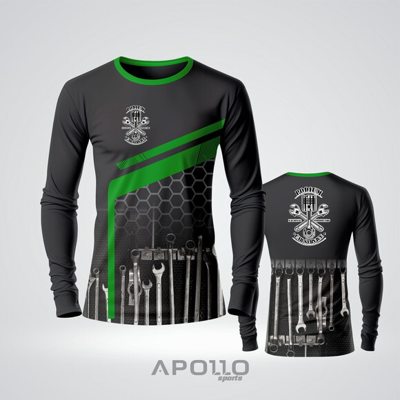 Camisetas Manga Longa com Suas Cores e Arte Malha Dryfit