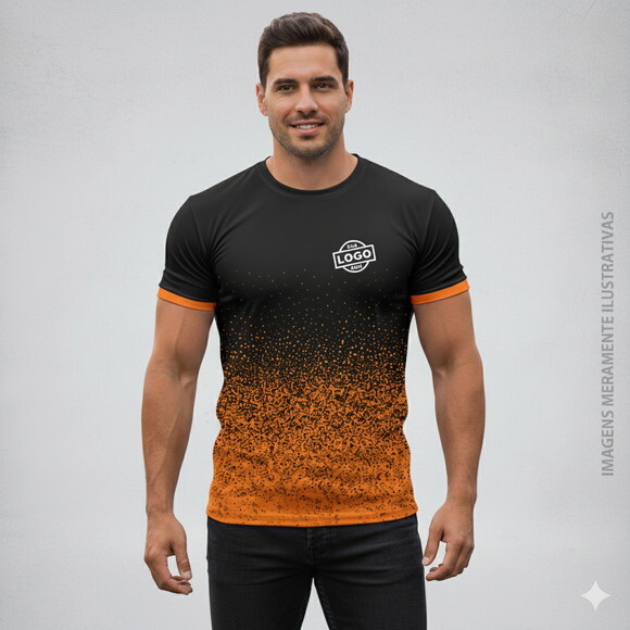 Camisetas Personalizadas com Suas Cores e Arte Malha Dryfit