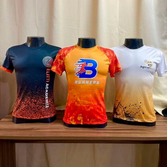 Camisetas Personalizadas com Suas Cores e Arte Malha Dryfit