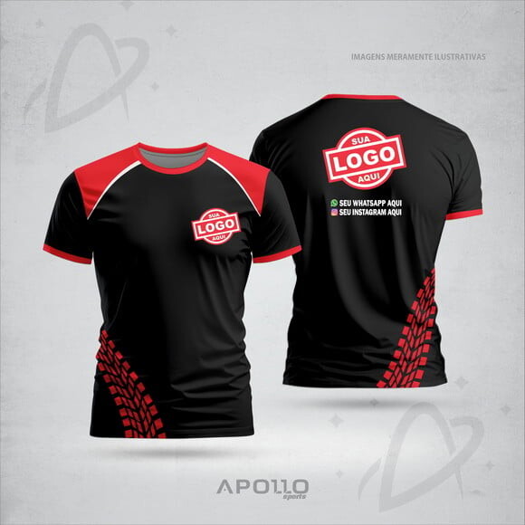 Camisetas Personalizadas Suas Cores e Arte Malha Dryfit Aut.