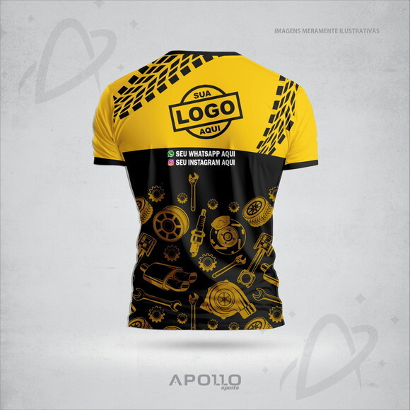 Camisetas Personalizadas Suas Cores e Arte Malha Dryfit Aut.