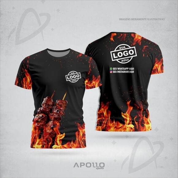 Camisetas Personalizadas Suas Cores e Arte Malha Dryfit Lanc