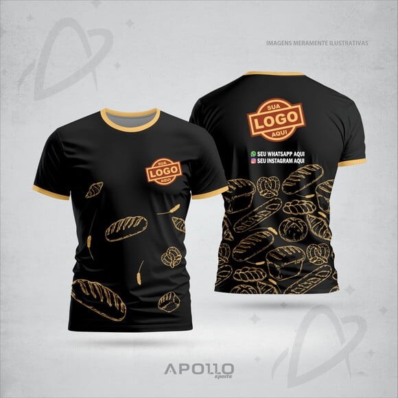 Camisetas Personalizadas Suas Cores e Arte Malha Dryfit Lanc