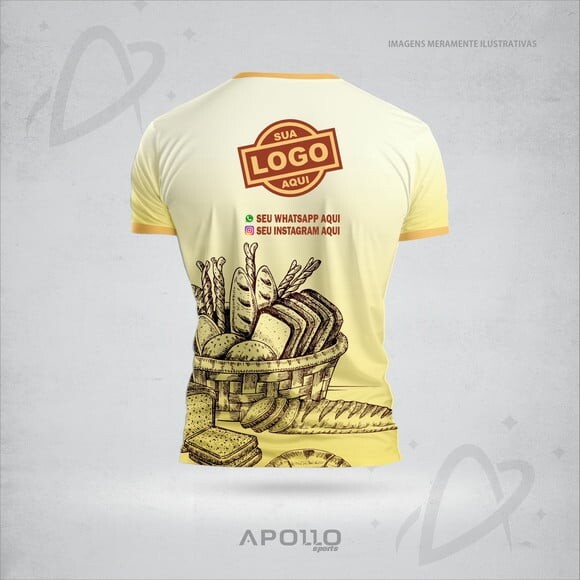 Camisetas Personalizadas Suas Cores e Arte Malha Dryfit Lanc
