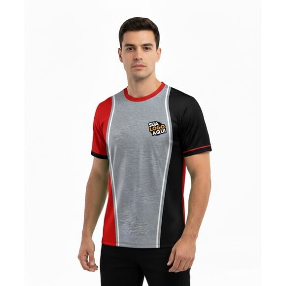 Camisetas Personalizadas Suas Cores e Arte Malha Dryfit Uv +