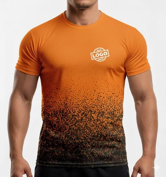 Camisetas Personalizadas Suas Cores e Arte Malha Dryfit Uv +