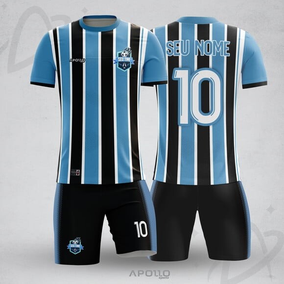 Uniforme de Futebol 10 Kits Personalizado (short e Camisa)