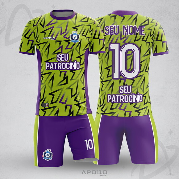 Uniforme de Futebol 10 Kits Personalizado (short e Camisa)