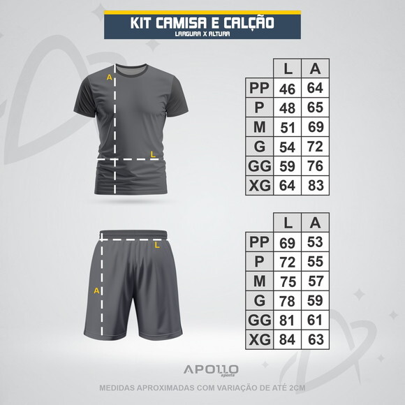 Uniforme de Futebol 10 Kits Personalizado (short e Camisa)