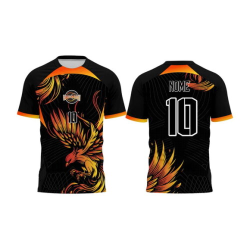 Arte Vetor Camisa Interclasse Águia Laranja