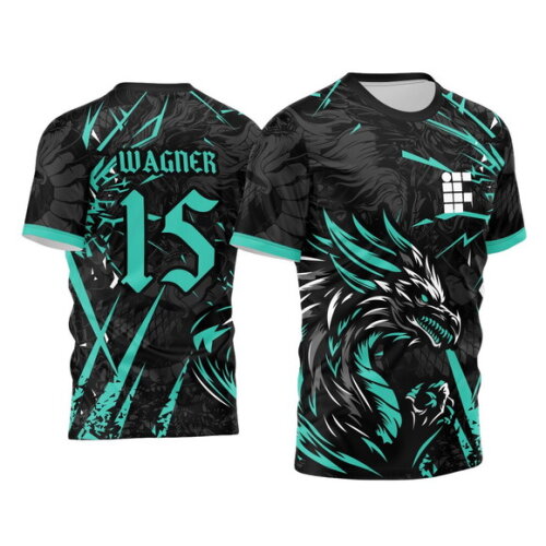 Arte Vetor Camisa Interclasse Dragão