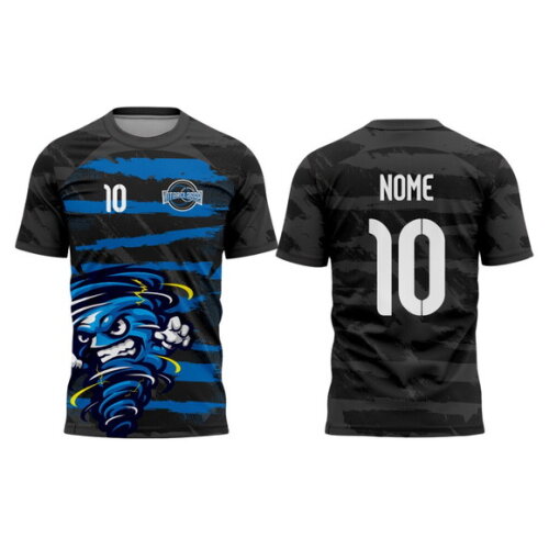 Arte Vetor Camisa Interclasse Furacão Azul