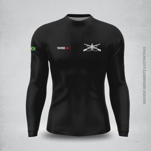 Camisa Dry-fit Manga Longa Uv 50+ Intantaria - com Nome