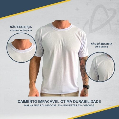 Camiseta Personalizada Malha Fria Pv Uniforme Empresa Cores