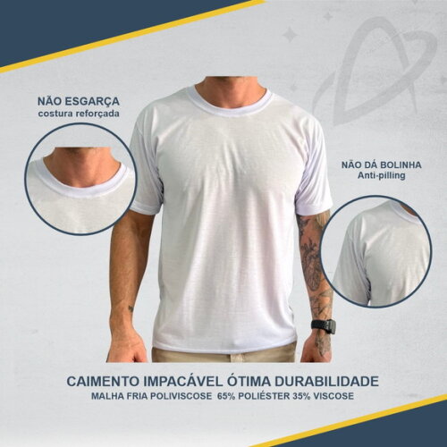 Camiseta Personalizada Malha Fria Pv Uniforme Empresa Cores
