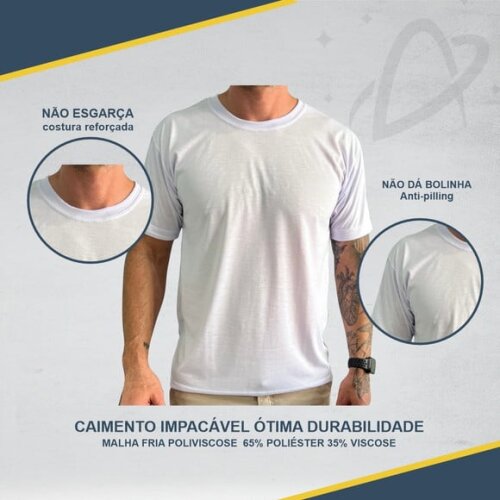 Camiseta Personalizada Malha Fria Pv Uniforme Empresa Cores