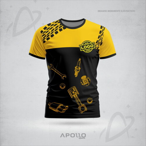Camisetas Personalizadas Suas Cores e Arte Malha Dryfit Aut.