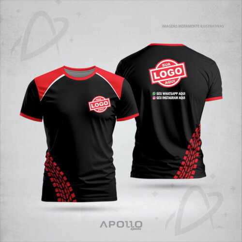 Camisetas Personalizadas Suas Cores e Arte Malha Dryfit Aut.