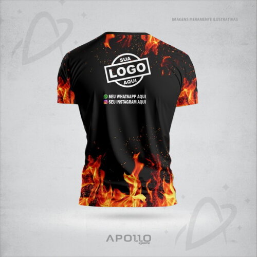 Camisetas Personalizadas Suas Cores e Arte Malha Dryfit Lanc
