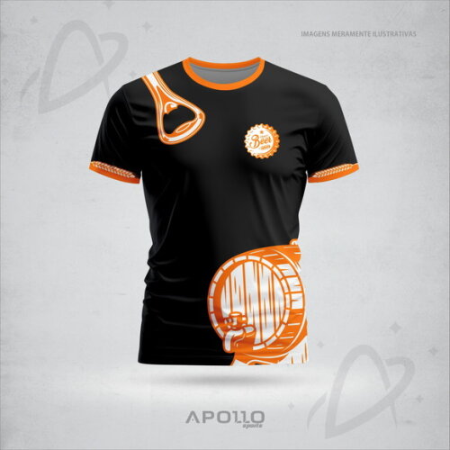 Camisetas Personalizadas Suas Cores e Arte Malha Dryfit Dist