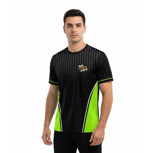 Camisetas Personalizadas Suas Cores e Arte Malha Dryfit Uv +