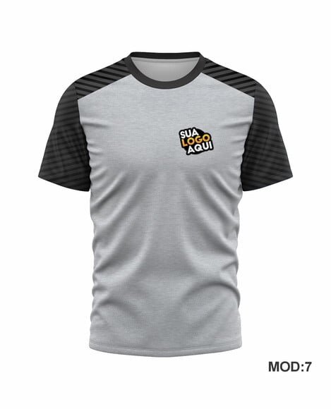 Camisetas Personalizadas Suas Cores e Arte Malha Dryfit Uv +