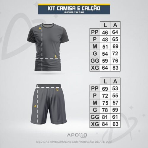 Uniforme de Futebol 10 Kits Personalizado (short e Camisa)