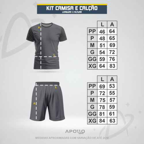 Uniforme de Futebol 10 Kits Personalizado (short e Camisa)