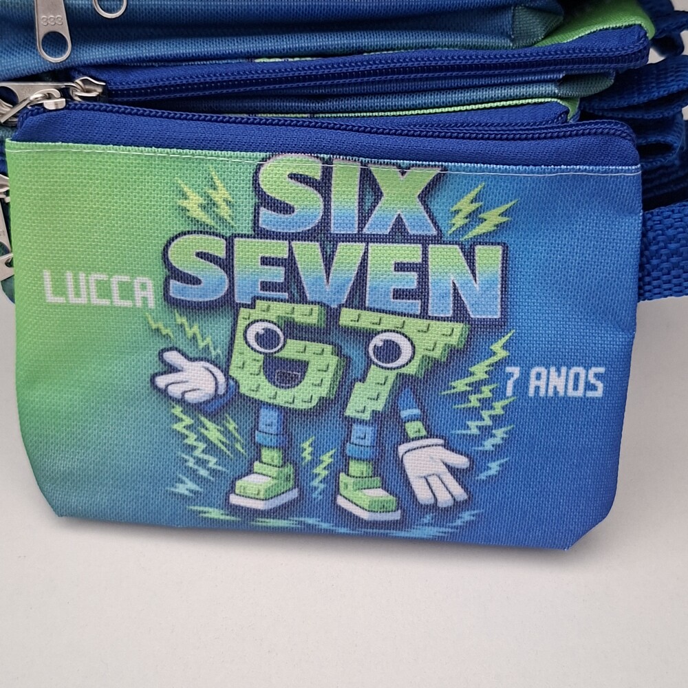 Mini Necessaire Six Seven Festa Infantil