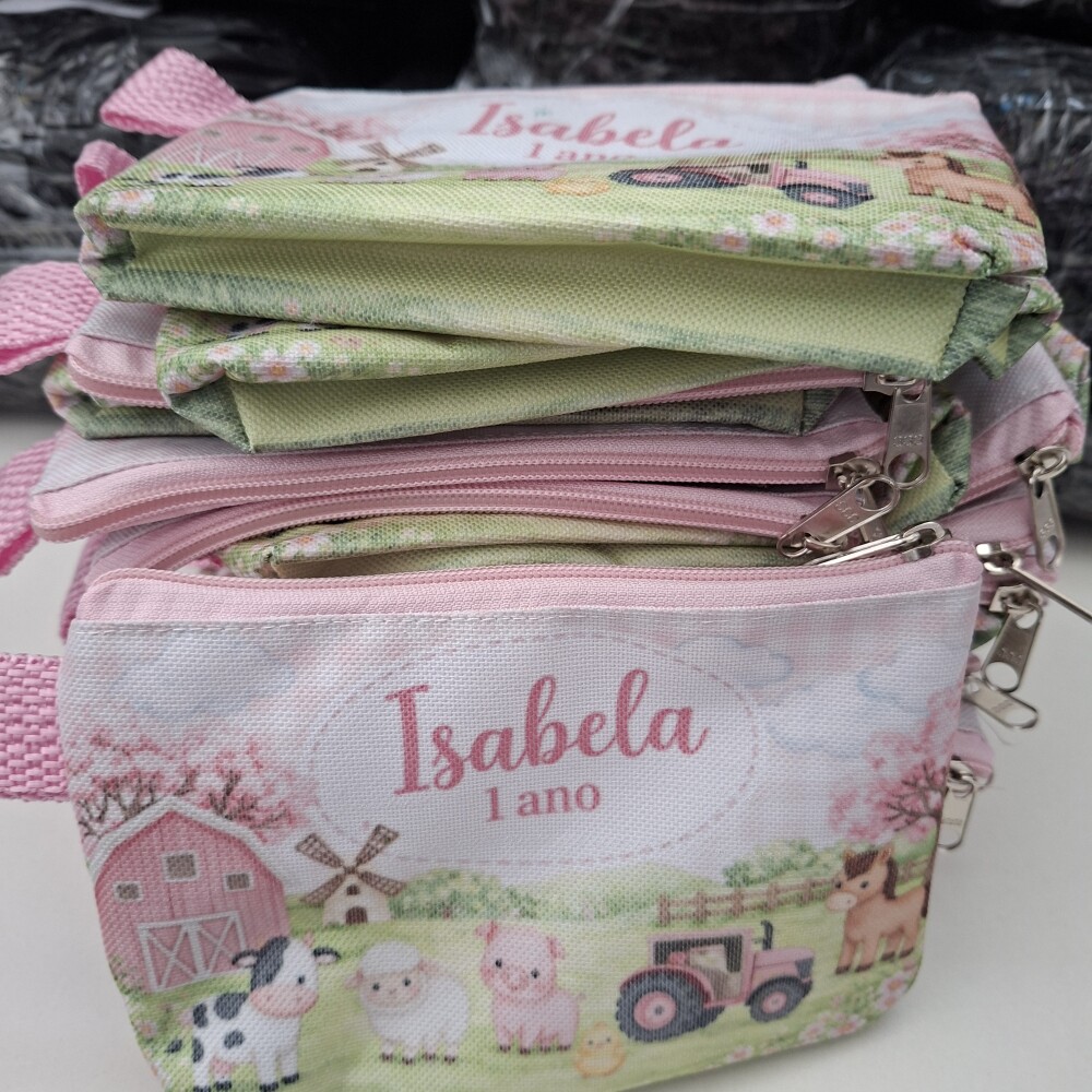 Mini Necessaire Fazendinha Festa Infantil